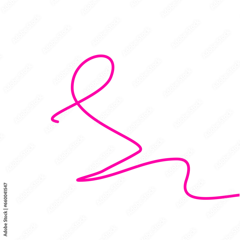 Pink Thread Line Vector Pink Thread Line Vector