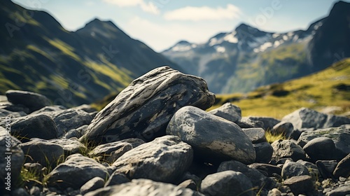 Wallpaper Mural Close up of Stones at the Top of a Mountain. Beautiful natural Background Torontodigital.ca