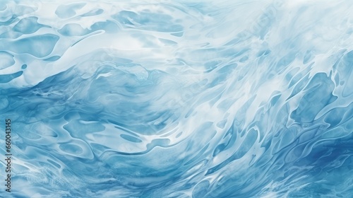 Waves on the sea background - generative ai © BrandwayArt