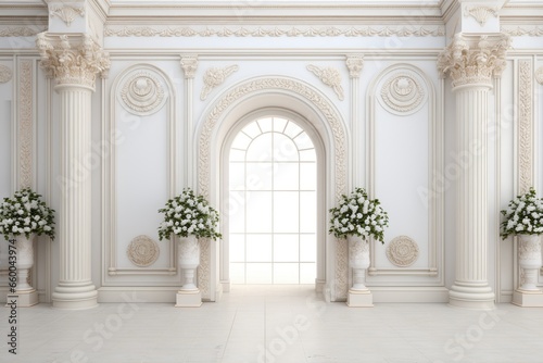 Palladian Architecture Wall Background © Exotic Escape