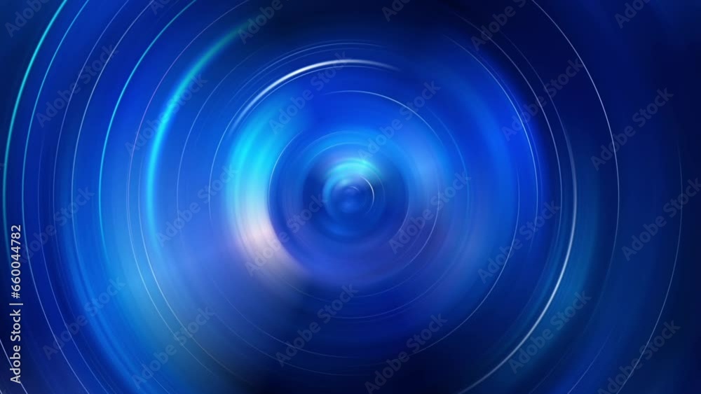 Colorful blue neon pulsing abstract glowing circle. Sound waveform background Colorful blue neon pulsing abstract glowing circle. Sound waveform background