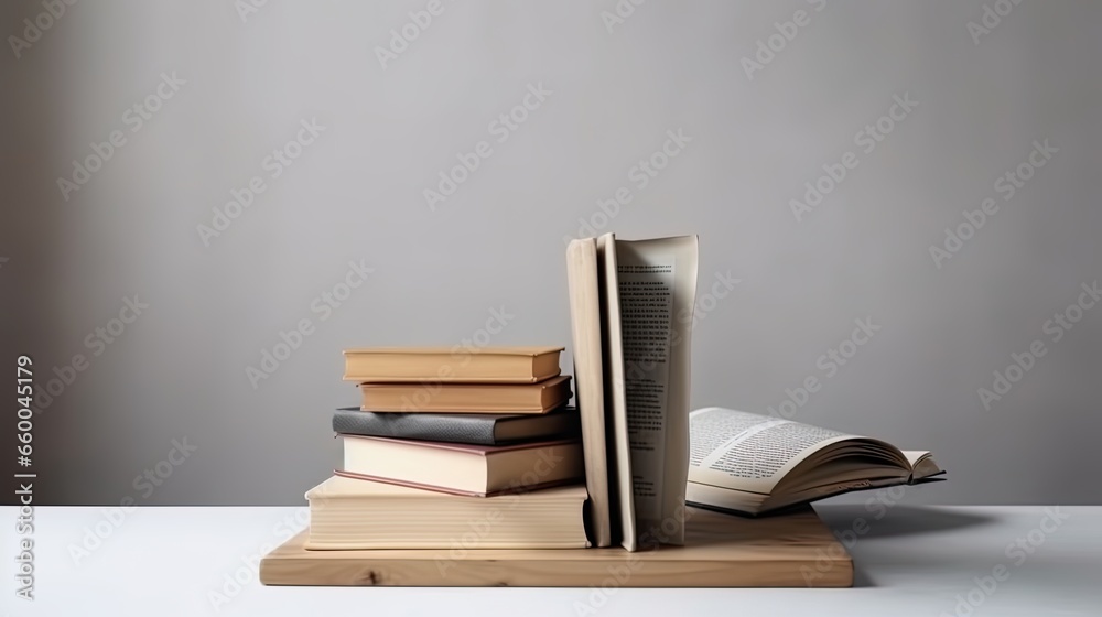 Books arrangement with copy space stack of books on table knowledge education background WORLD BOOK AND COPYRIGHT DAY Books arrangement with copy space stack of books on table knowledge education background WORLD BOOK AND COPYRIGHT DAY