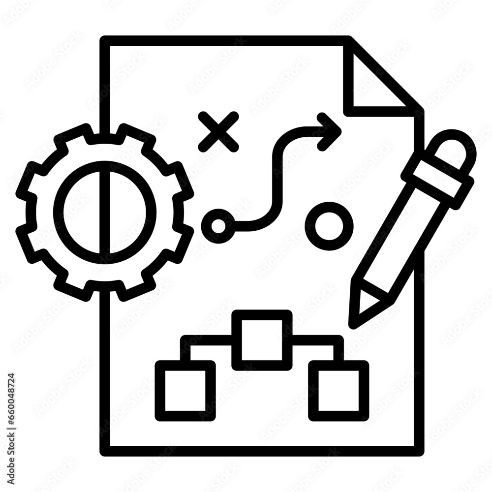 Strategy Planning Icon Strategy Planning Icon