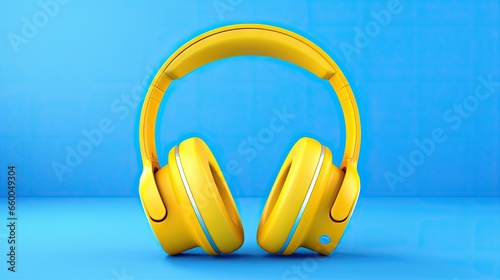 Isolated blue background wi...