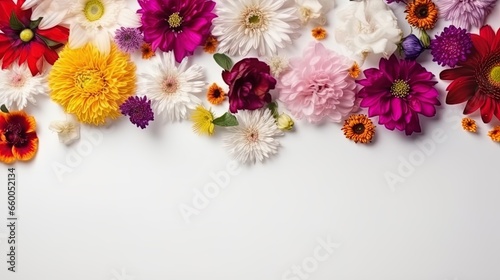  Abstract organic flowers Blooming flowers tropical plant leaf floral on white on background
