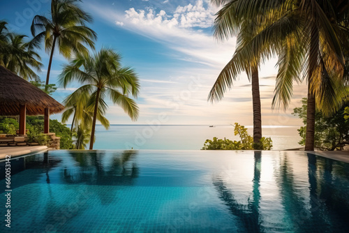 Infinity Pool in Tropical Paradise © Rajko