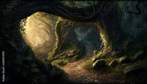 enchanting forest romanticism 32k hd hdr 