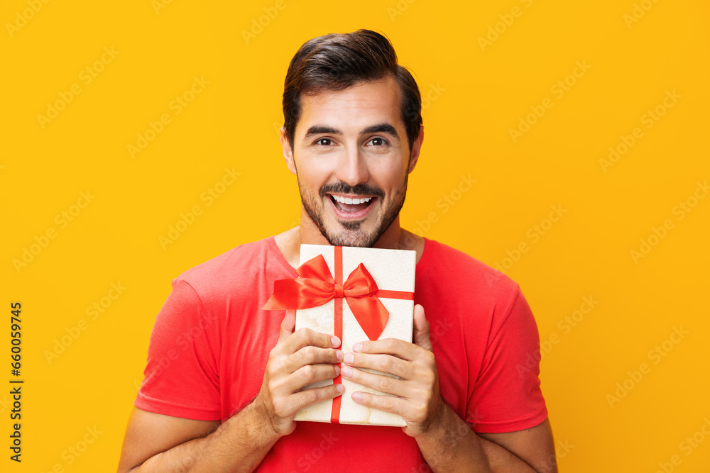 Box man holiday sale gift guy valentine happy christmas birthday celebrate male present surprise Box man holiday sale gift guy valentine happy christmas birthday celebrate male present surprise