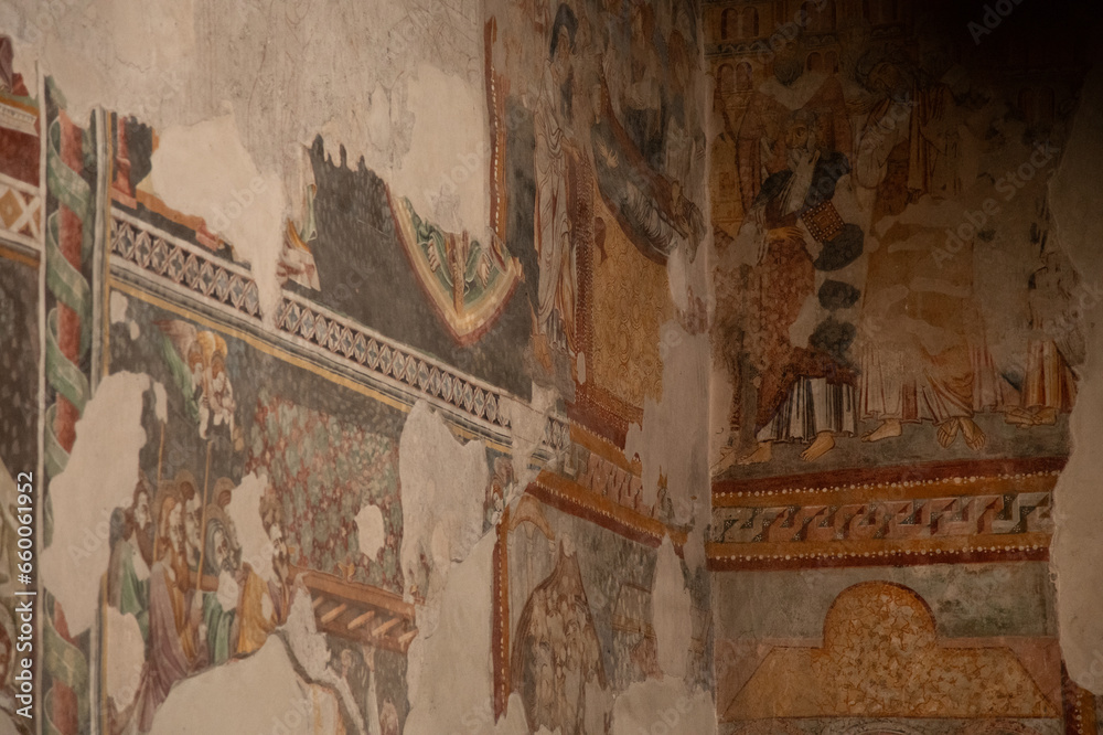 Wall Mural historische Wandmalerei in der Kirche St