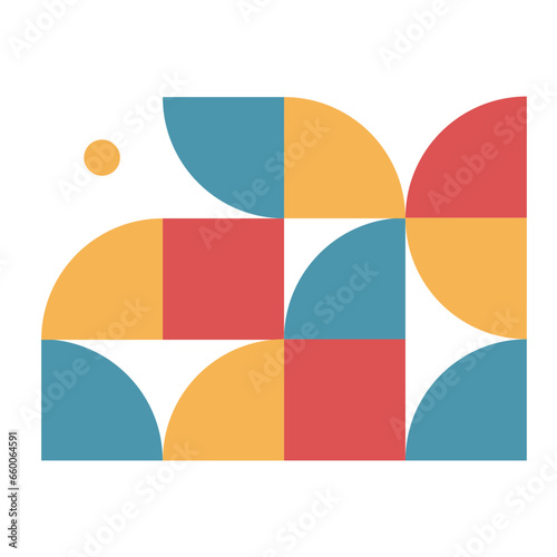 Abstract Bauhaus Shape