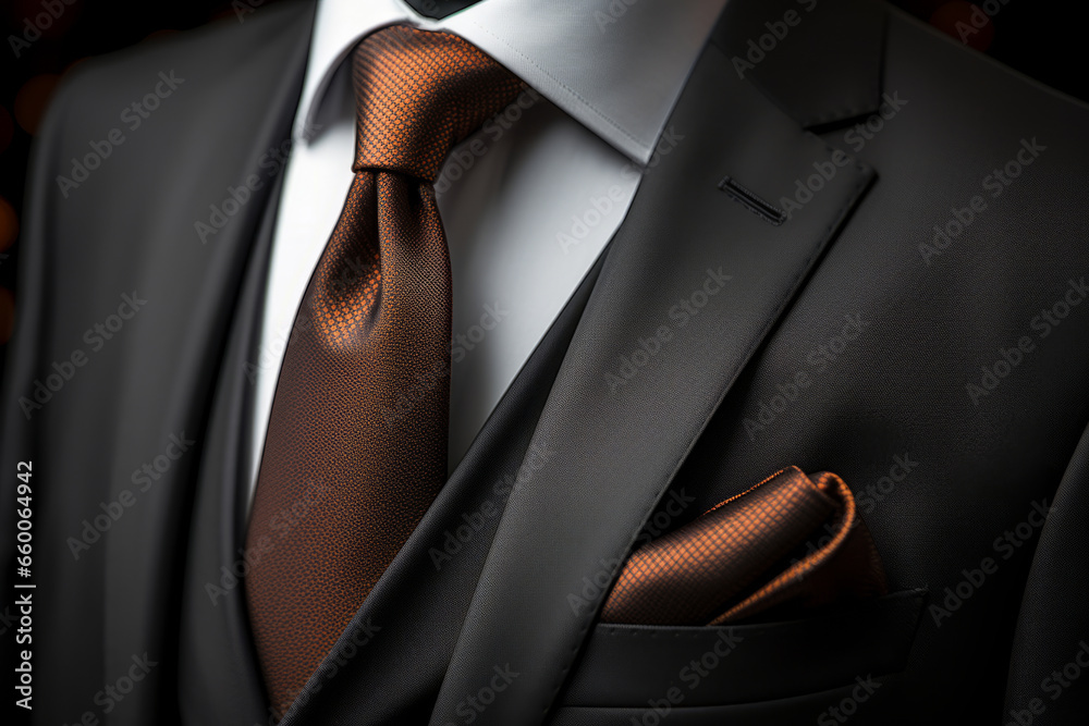Elegant men formal suit. Generative AI Elegant men formal suit. Generative AI