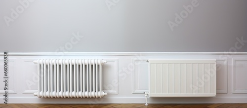 Actual image of radiator installation