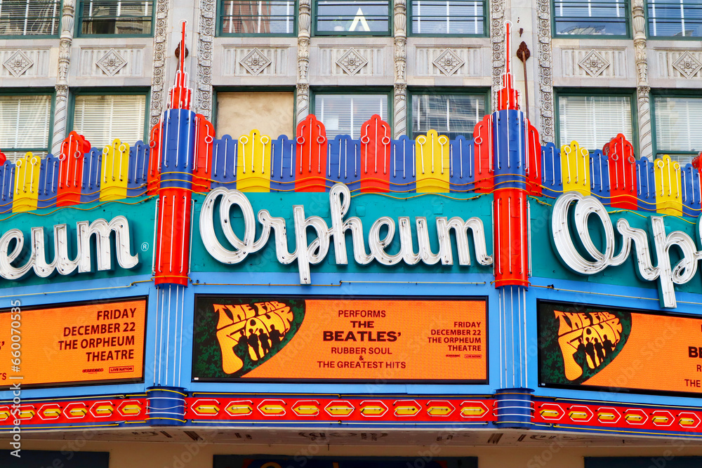 Los Angeles California October 9 2023 The Orpheum Theatre los-angeles-california-october-9-2023-the-orpheum-theatre