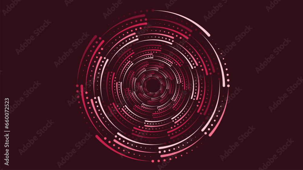 Fototapeta premium Abstract spiral round vortex logo type background. This creative background can be used as a banner or website landing page.