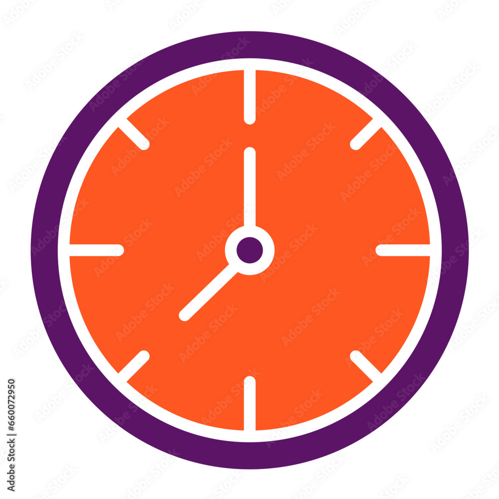 Wall Clock Vector Icon Design Illustration Wall Clock Vector Icon Design Illustration