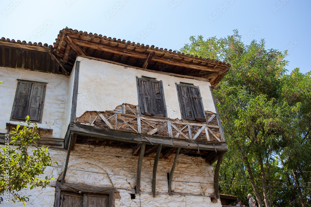 Izmir Sirince,TURKEY, local architectural village houses texture. Izmir Sirince,TURKEY, local architectural village houses texture.