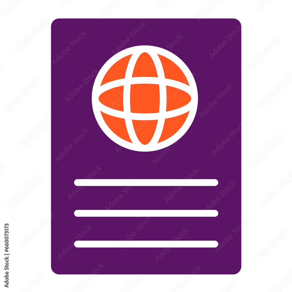 Citizenship Vector Icon Design Illustration