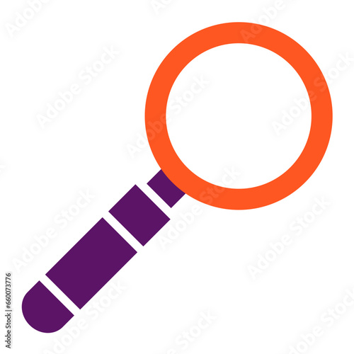 Magnifying Glass Vector Icon Design Illustration
