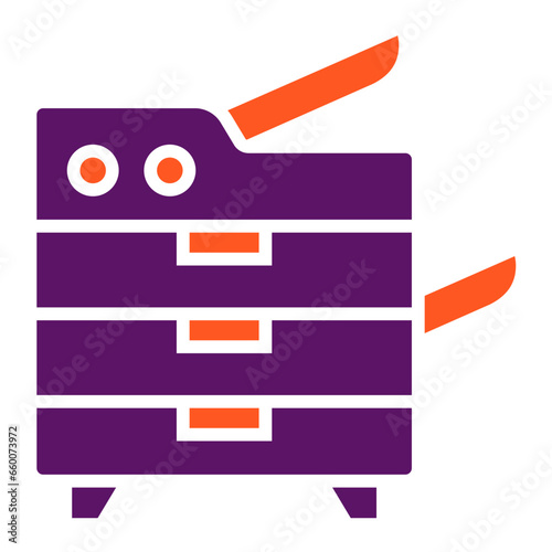 Photocopier Vector Icon Design Illustration