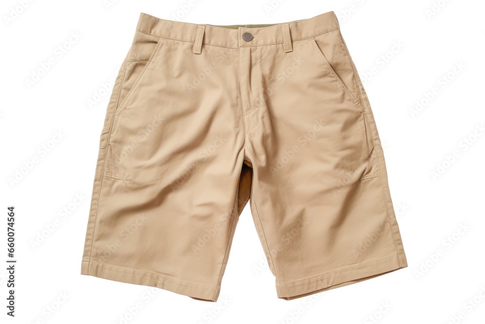 Fashionable shorts isolated on white background Fashionable shorts isolated on white background