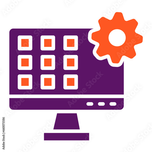 Application Vector Icon Design Illustration