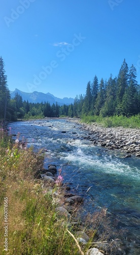 River Białka in the Tatra  mountains