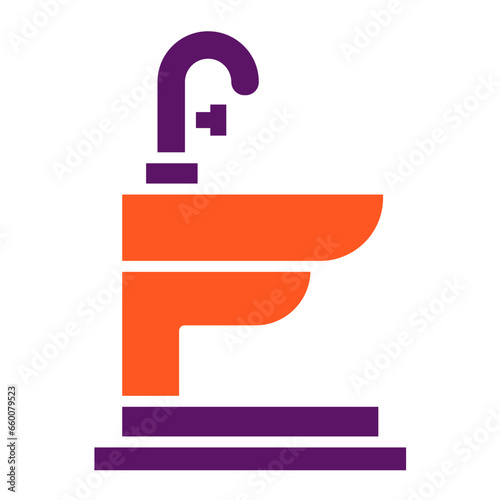 Bidet Vector Icon Design Illustration