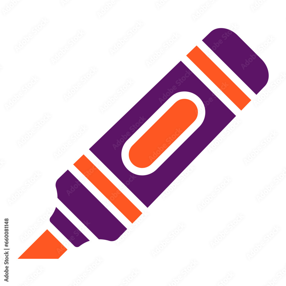 Highlighter Vector Icon Design Illustration Highlighter Vector Icon Design Illustration