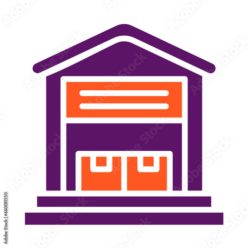 Warehouse Vector Icon Design Illustration