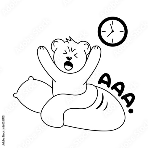 Morning Yawn 