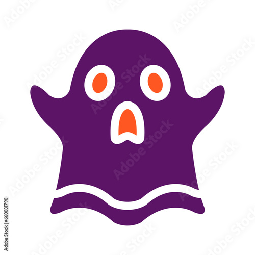 Ghost Vector Icon Design Illustration