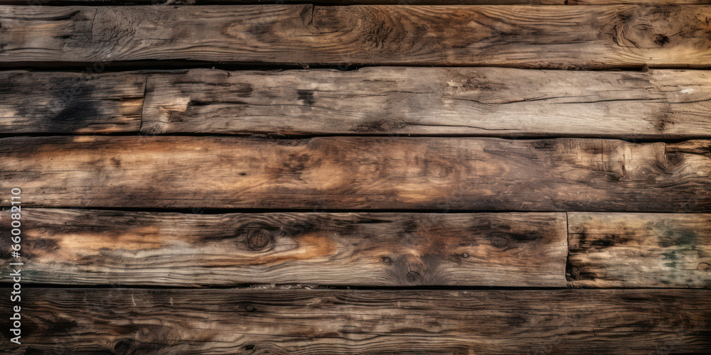 Naklejka premium Wood background or texture, for decoration or product background. Generative AI.
