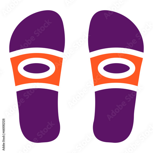 Slippers Vector Icon Design Illustration