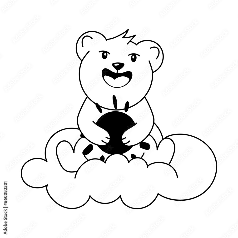 Naklejka premium Cloudy Morning