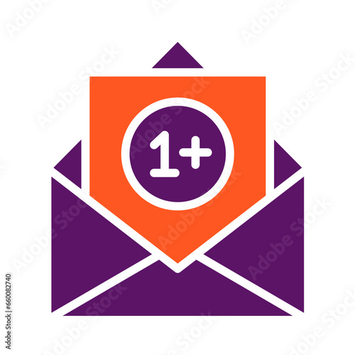 Unread Vector Icon Design Illustration
