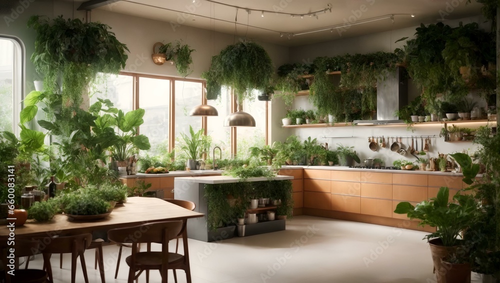 A Digitally Rendered Ecological Kitchen by Carpoforo Tencalla A Digitally Rendered Ecological Kitchen by Carpoforo Tencalla