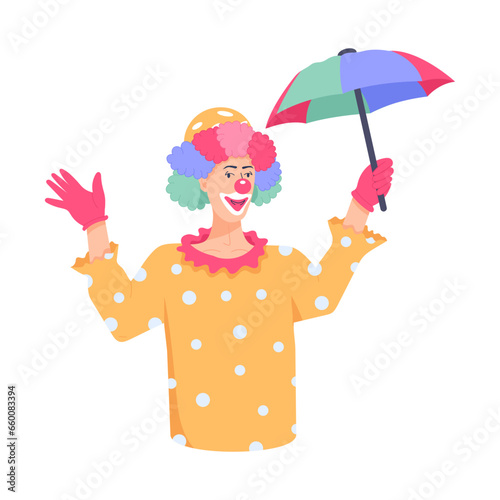 Clown Umbrella  