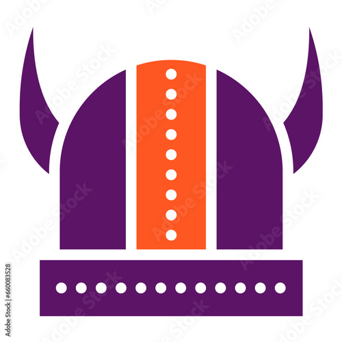 Viking helmet Vector Icon Design Illustration