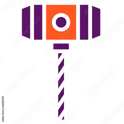 Hammer Vector Icon Design Illustration