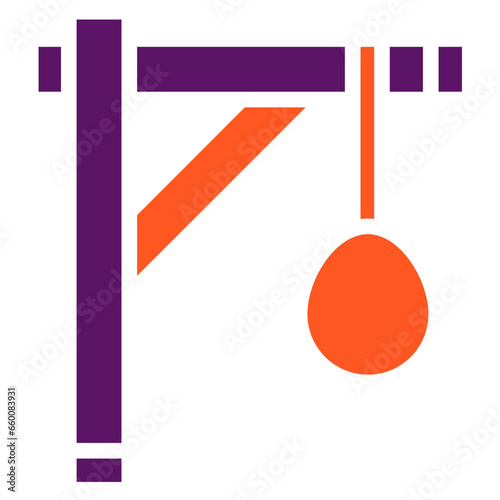 Gallows Vector Icon Design Illustration