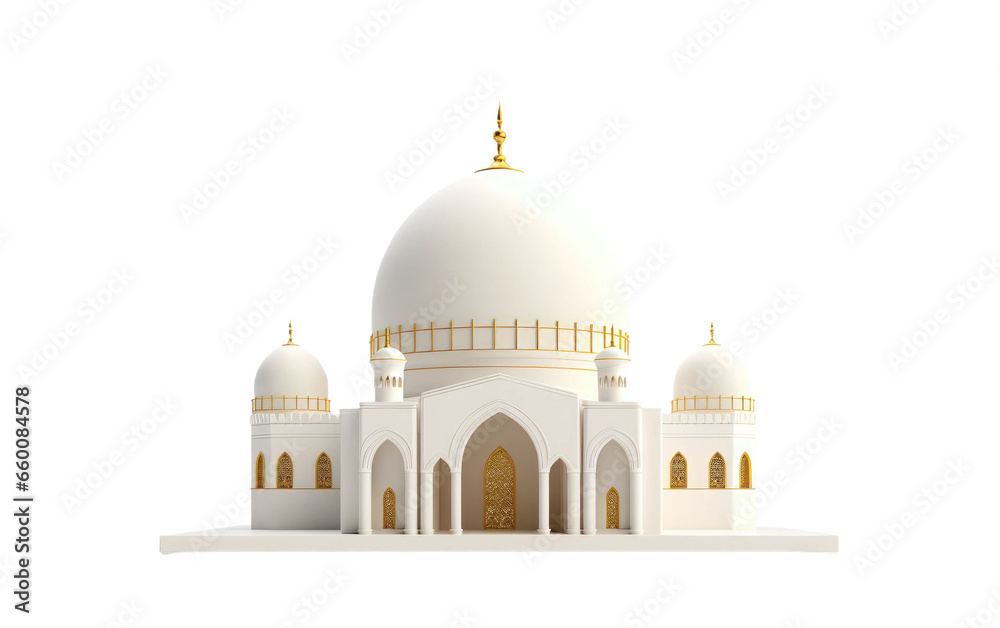 Mosque Dome on Transparent background, PNG FORMAT