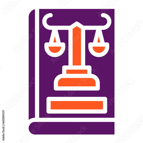 Company Law Vector Icon Design Illustration