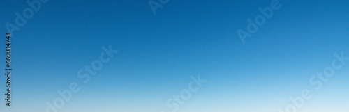 Blue clear sky gradient background photo