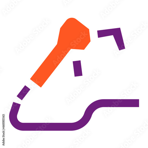 Fuel Nozzle Vector Icon Design Illustration