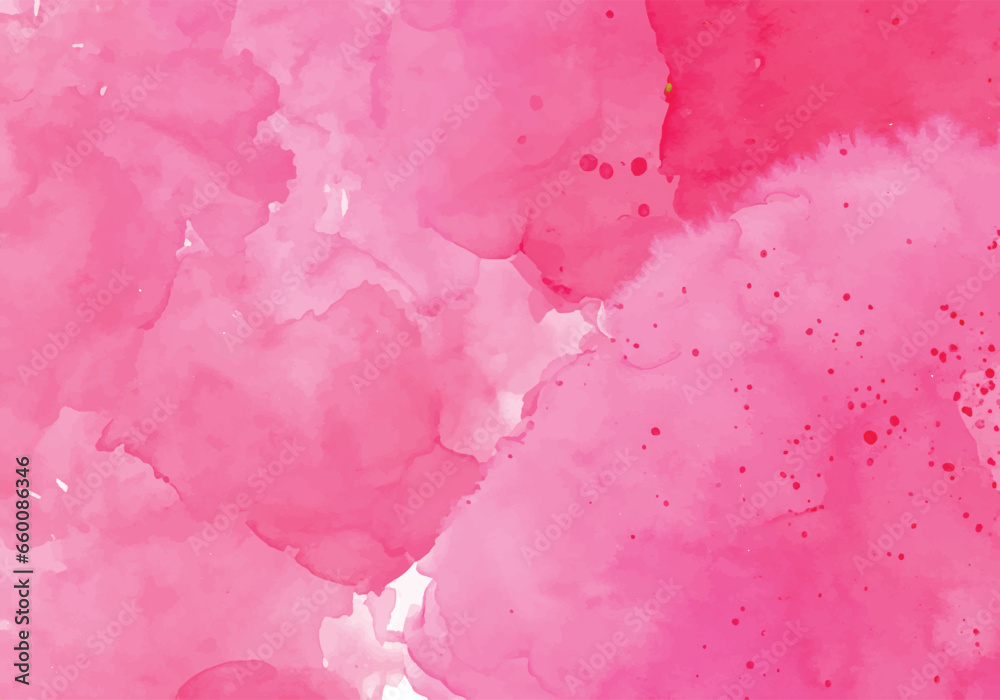 Pink watercolor abstract background