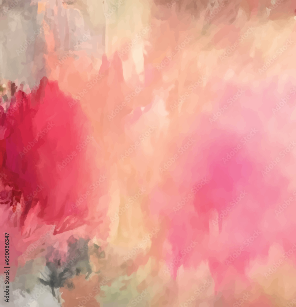 Pink watercolor abstract background