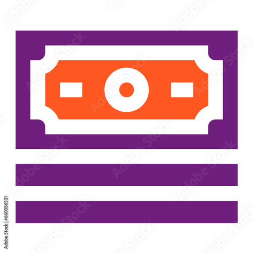 Obraz na plátně Cash Vector Icon Design Illustration
