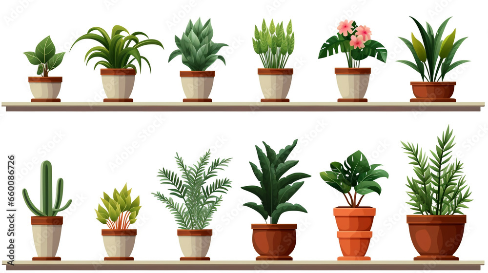Transform your patio into an oasis with this perfect collection of potted plants, enhancing your space.