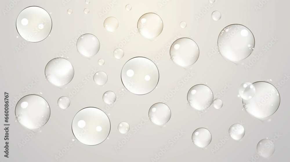 A perfect collection of beautiful soap bubbles, displaying their exquisite and enchanting nature.