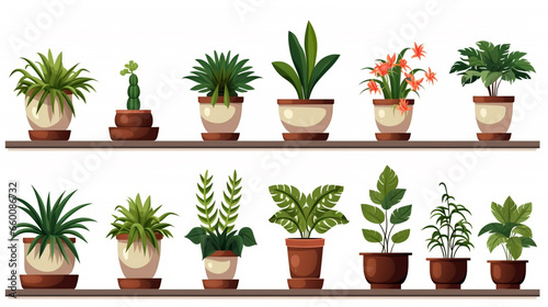 Create a botanical haven on your patio with this collection of potted plants, adding life and beauty.